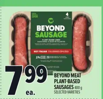 Metro BEYOND MEAT PLANT-BASED SAUSAGES offer