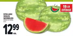 Metro EXTRA LARGE SEEDLESS WATERMELONS offer