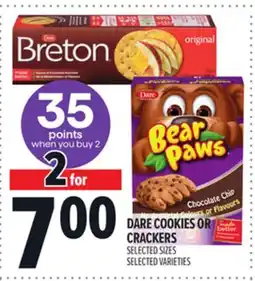 Metro DARE COOKIES OR CRACKERS offer