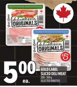 Metro GOLD LABEL SLICED DELI MEAT offer