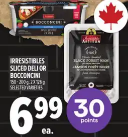 Metro IRRESISTIBLES SLICED DELI OR BOCCONCINI offer