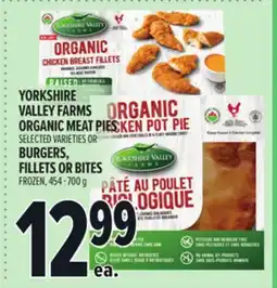 Metro YORKSHIRE VALLEY FARMS ORGANIC MEAT PIES offer