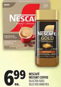 Metro NESCAFÉ INSTANT COFFEE offer