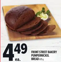 Metro FRONT STREET BAKERY PUMPERNICKEL BREAD offer