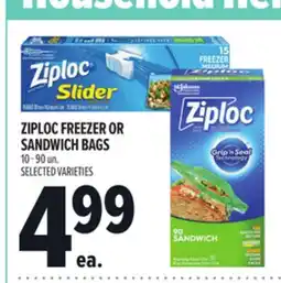 Metro ZIPLOC FREEZER OR SANDWICH BAGS offer