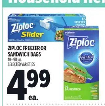Metro ZIPLOC FREEZER OR SANDWICH BAGS offer