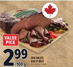 Metro ERIE MEATS ROAST BEEF offer