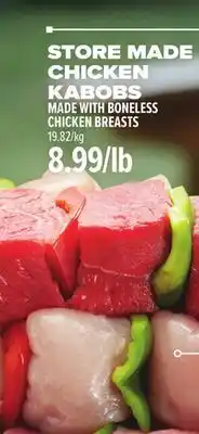 Metro STORE MADE CHICKEN KABOBS offer
