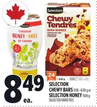 Metro SELECTION CHEWY BARS 558 - 630 G OR SELECTION HONEY 500 G offer