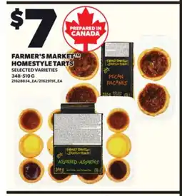 Loblaws FARMER'S MARKET HOMESTYLE TARTS, 348-510 G offer
