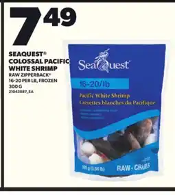 Loblaws SEAQUEST COLOSSAL PACIFIC WHITE SHRIMP, 300 G offer