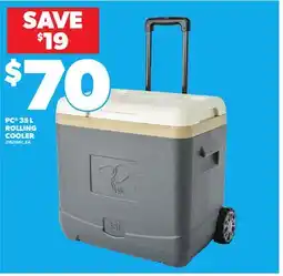 Loblaws PC 35 L ROLLING COOLER offer