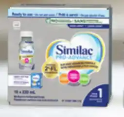 Loblaws SIMILAC STAGE 1 READY TO FEED BABY FORMULA, 16x235mL offer