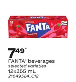 Loblaws FANTA BEVERAGES, 12X355ML offer