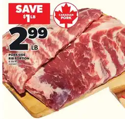Loblaws PORK SIDE RIB PORTION offer