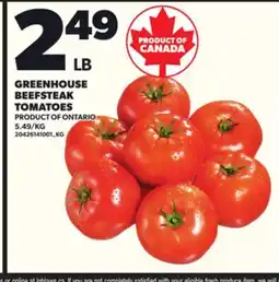 Loblaws GREENHOUSE BEEFSTEAK TOMATOES offer