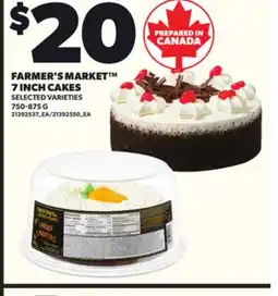 Loblaws FARMER'S MARKET 7 INCH CAKES, 750-875G offer
