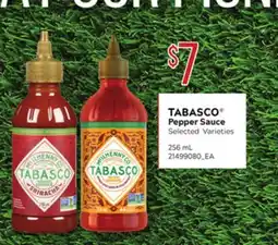 Loblaws TABASCO PEPPER SAUCE, 256 ML offer