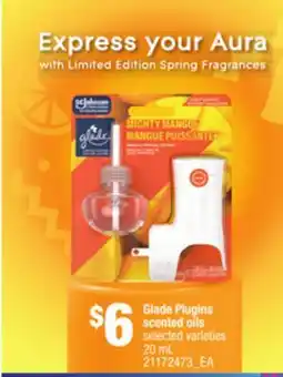 Loblaws GLADE PLUGINS SCENTED OILS, 20 ML offer