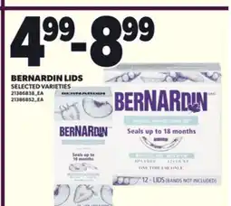 Loblaws BERNARDIN LIDS offer