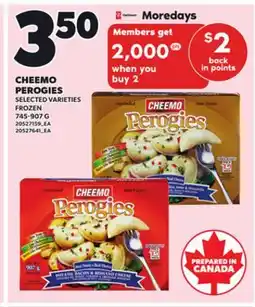 Loblaws CHEEMO PEROGIES, 745-907 G offer