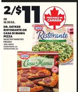 Loblaws DR. OETKER RISTORANTE OR CASA DI MAMA PIZZA, 320-410G offer