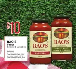 Loblaws RAO'S SAUCE, 660ML offer