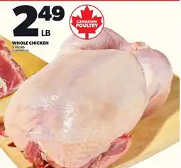 Loblaws WHOLE CHICKEN offer