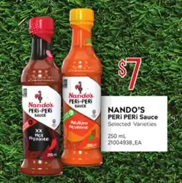 Loblaws NANDO'S PERI PERI SAUCE, 250ML offer