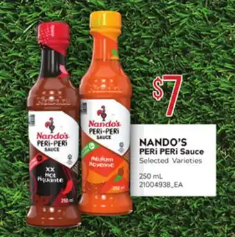 Loblaws NANDO'S PERI PERI SAUCE, 250ML offer