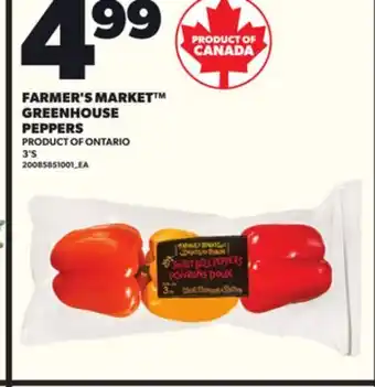 Loblaws FARMER'S MARKET GREENHOUSE PEPPERS, 3'S offer