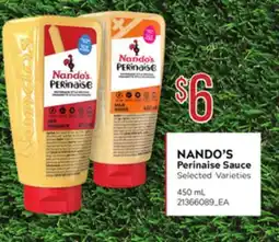 Loblaws NANDO'S PERINAISE SAUCE, 450ML offer