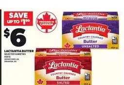 Loblaws LACTANTIA BUTTER, 454G offer