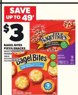 Loblaws BAGEL BITES PIZZA SNACKS, 198 G offer