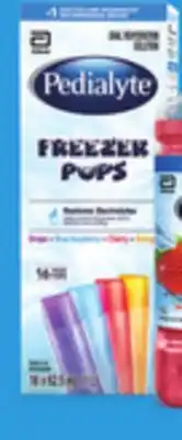 Loblaws PEDIALYTE FREEZER POPS, 16X62.5ML offer