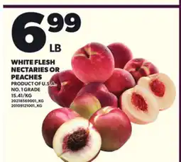 Loblaws WHITE FLESH NECTARIES OR PEACHES offer