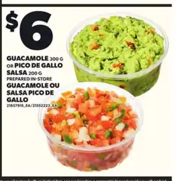 Independent Grocer GUACAMOLE 300 G OR PICO DE GALLO SALSA 200 G offer