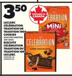 Independent Grocer LECLERC CÉLÉBRATION TRADITION OR TRADITION 1905 COOKIES, 200-350 G offer