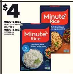 Independent Grocer MINUTE RICE, 600/700 G offer