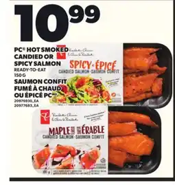 Independent Grocer PC HOT SMOKED CANDIED OR SPICY SALMON, 150 G offer
