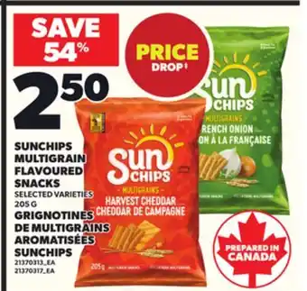 Independent Grocer SUNCHIPS MULTIGRAIN FLAVOURED SNACKS, 205 G offer