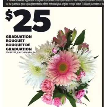 Independent Grocer GRADUATION BOUQUET offer