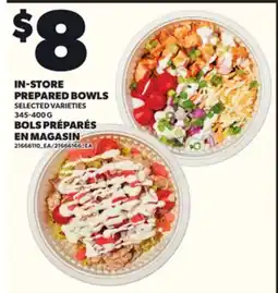 Independent Grocer IN-STORE PREPARED BOWLS, 345-400 G offer