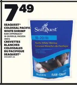 Independent Grocer SEAQUEST COLOSSAL PACIFIC WHITE SHRIMP, 300 G offer