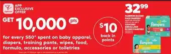Independent Grocer PAMPERS ECONO PACK DIAPERS SIZE N-8, 58-200'S offer