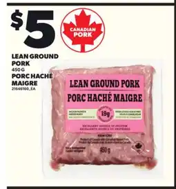 Independent Grocer LEAN GROUND PORK, 450 G offer