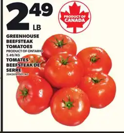 Independent Grocer GREENHOUSE BEEFSTEAK TOMATOES, 5.49/KG offer