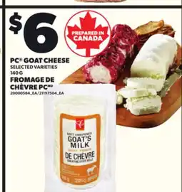 Independent Grocer PC GOAT CHEESE, 140 G offer
