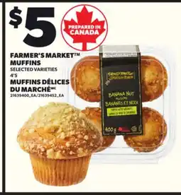 Independent Grocer FARMER'S MARKET MUFFINS, 4'S offer