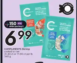 Sobeys COMPLIMENTS Shrimp offer